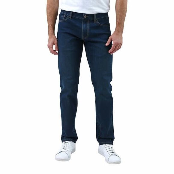 IZOD Other - Izod Comfort Stretch Jeans Mens 42x30 Dark Blue Straight Fit Soft Touch NEW
